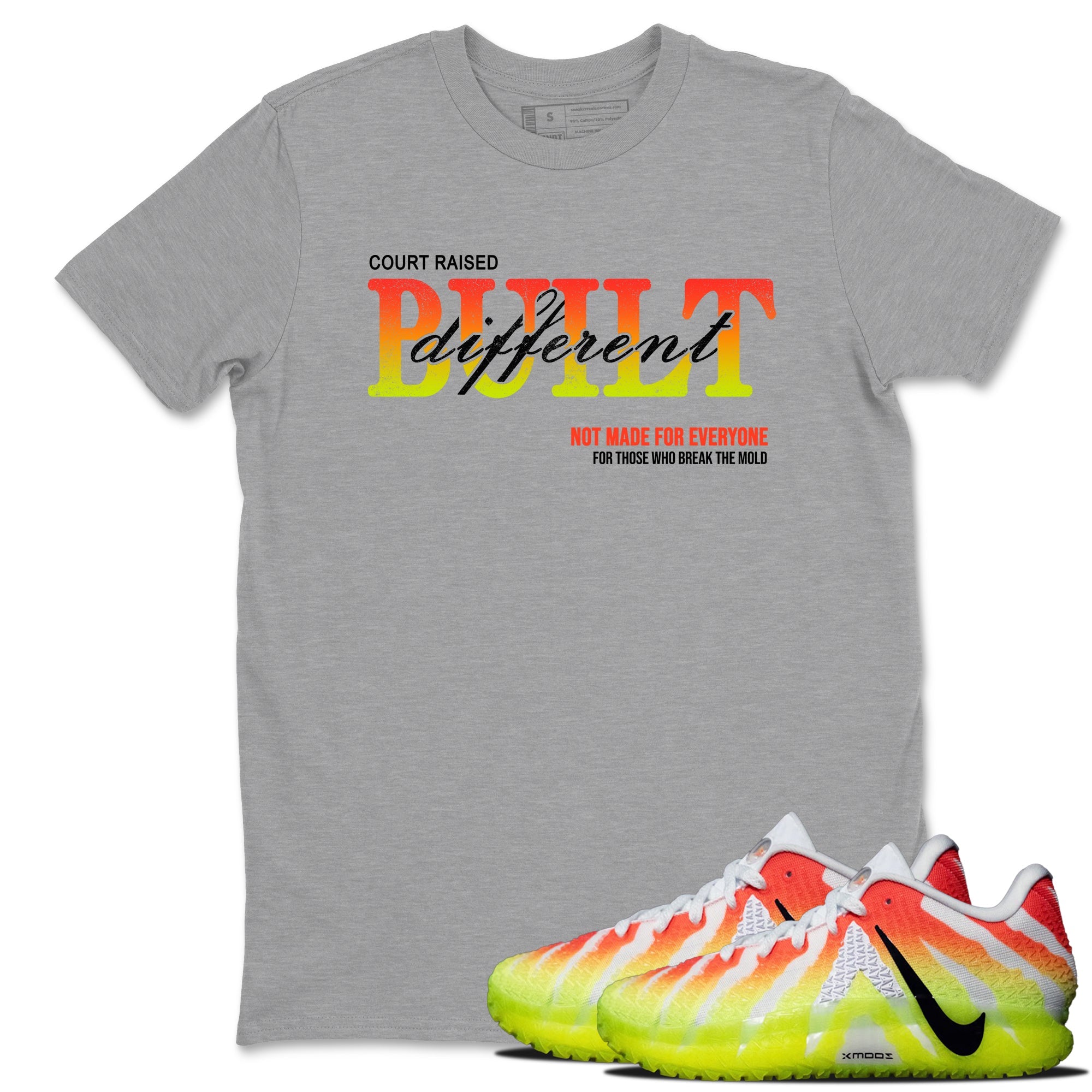 Sneaker match tees – Sneaker Tees To Match Nike JA 3 Under The Christmas Tree JA 3 'Snowed In'  Shoes – Vintage Built Different Tee Heather Grey 1