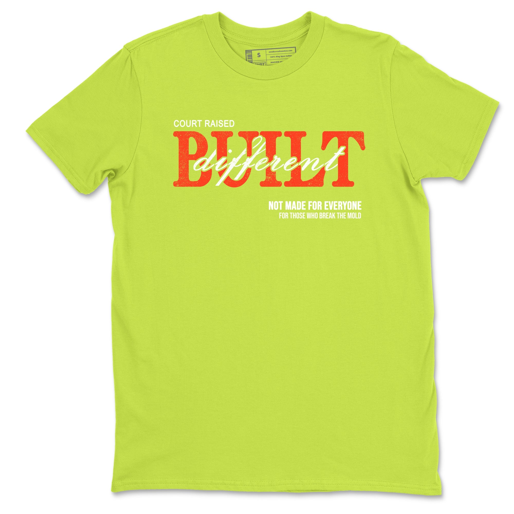 Sneaker match tees – Sneaker Tees To Match Nike JA 3 Under The Christmas Tree JA 3 'Snowed In'  Shoes – Vintage Built Different Tee Safety Green 2