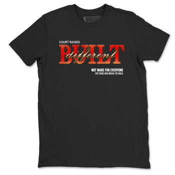 Sneaker match tees – Sneaker Tees To Match Nike KB 9 China Kobe 9 Low Proto EM University Red and Metallic Gold Shoes – Vintage Built Different Tee Black 2