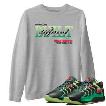Sneaker Threads – Sneaker Tees To Match Nike KD 17 Easy Money Sniper – Vintage Built Different Graphic Tee Heather Grey 1. Perfect for Jordan releases 2025 colorways. Perfect for Kevin Durant sneaker releases and Easy Money basketball colorways loved by hoopers in 2025.