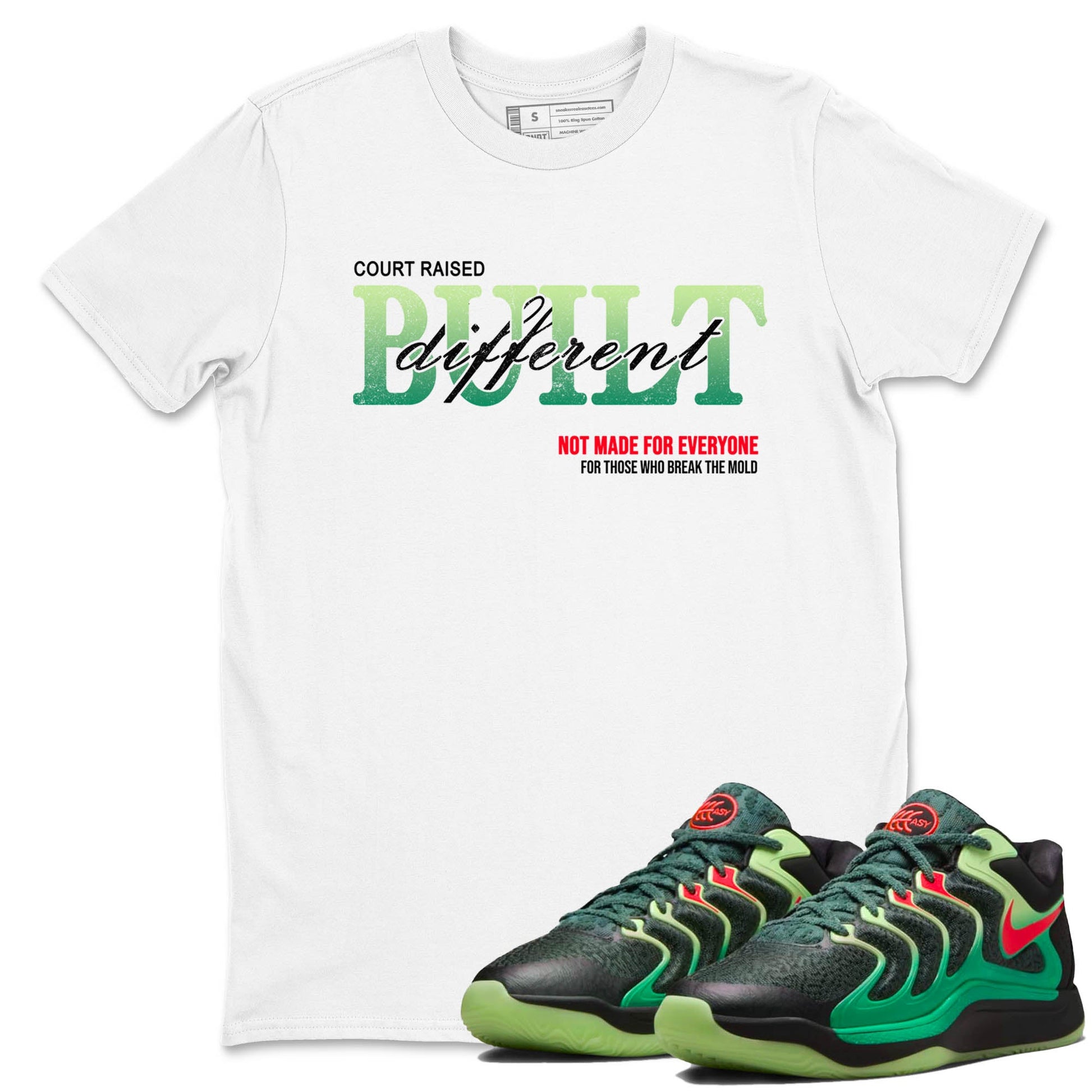 Sneaker Threads – Sneaker Tees To Match Nike KD 17 Easy Money Sniper – Vintage Built Different Graphic Tee White 1. Perfect for Jordan releases 2025 colorways. Perfect for Kevin Durant sneaker releases and Easy Money basketball colorways loved by hoopers in 2025.
