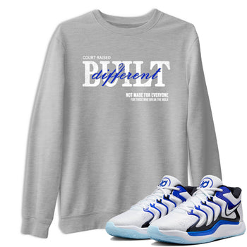 Sneaker Threads – Sneaker Tees To Match Nike KD 17 Penny – Vintage Built Different Graphic Tee Heather Grey 1. Perfect for Jordan releases 2025 colorways. Perfect for Kevin Durant basketball sneaker releases and retro Penny-inspired 2025 colorways.