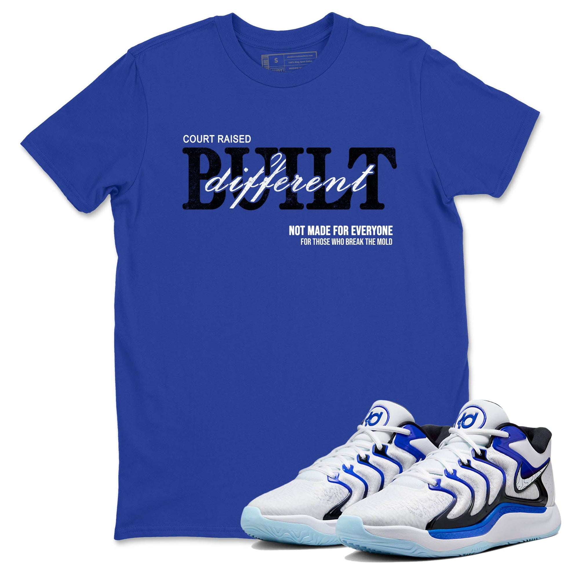Sneaker Threads – Sneaker Tees To Match Nike KD 17 Penny – Vintage Built Different Graphic Tee Royal Blue 1. Perfect for Jordan releases 2025 colorways. Perfect for Kevin Durant basketball sneaker releases and retro Penny-inspired 2025 colorways.