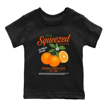 Sneaker match tees – Streetwear Graphic Tees Air Jordan 1 Shattered Backboard Sneakers – Vintage Citrus Club Kids Craphic T-Shirt Black 2