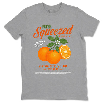 Sneaker match tees – Streetwear Graphic Tees Air Jordan 1 Shattered Backboard Sneakers – Vintage Citrus Club Graphic Tee Heather Grey 2