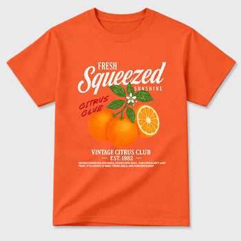 Sneaker match tees – Sneaker Tees To Match Air Jordan 3 Orange Citrus Shoes – Vintage Citrus Club Tee Orange 2