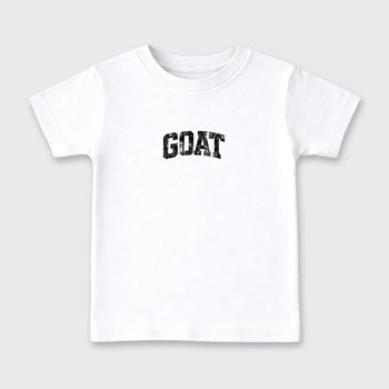 Sneaker match tees – Sneaker Tees To Match Air Jordan 1 Flight Club Shoes – Vintage Goat Kids T-Shirt White 2