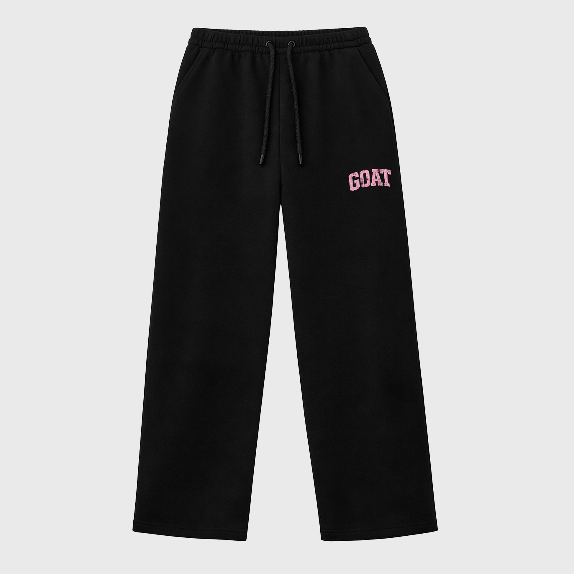 Unisex graphic sweatpants wide – Sneaker Tees To Match Air Jordan 1 Low OG x Travis Scott Tropical Pink Shoes – Vintage Goat sweatpants Black 1