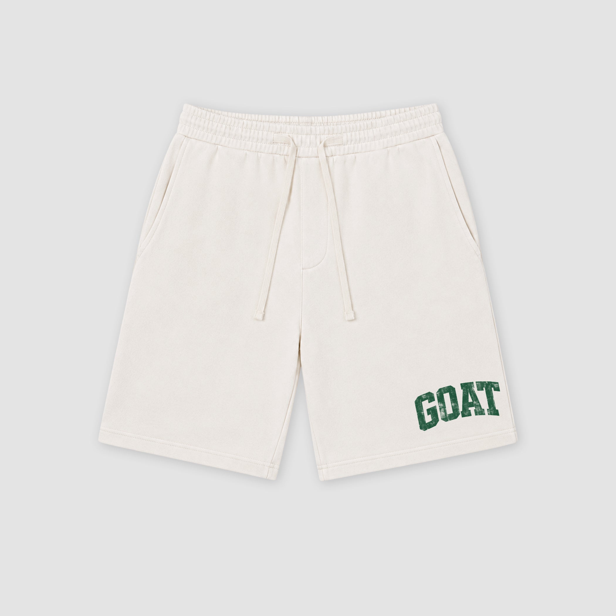 The Vintage Goat graphic fleece shorts deliver a relaxed streetwear look with premium fleece comfort and bold graphic details, designed to match the Air Jordan 12 Summit Green and complete your sneaker rotation.