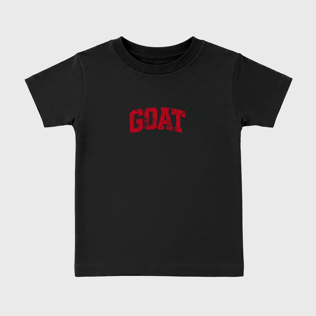 Sneaker match tees – Sneaker Tees To Match Air Jordan 13 University Red Shoes – Vintage Goat Kids T-Shirt Black 2