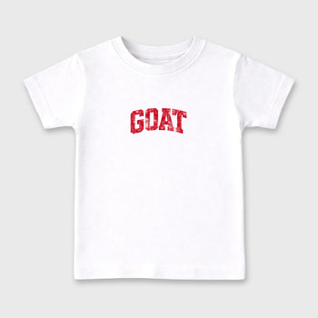 Sneaker match tees – Sneaker Tees To Match Air Jordan 13 University Red Shoes – Vintage Goat Kids T-Shirt White 2