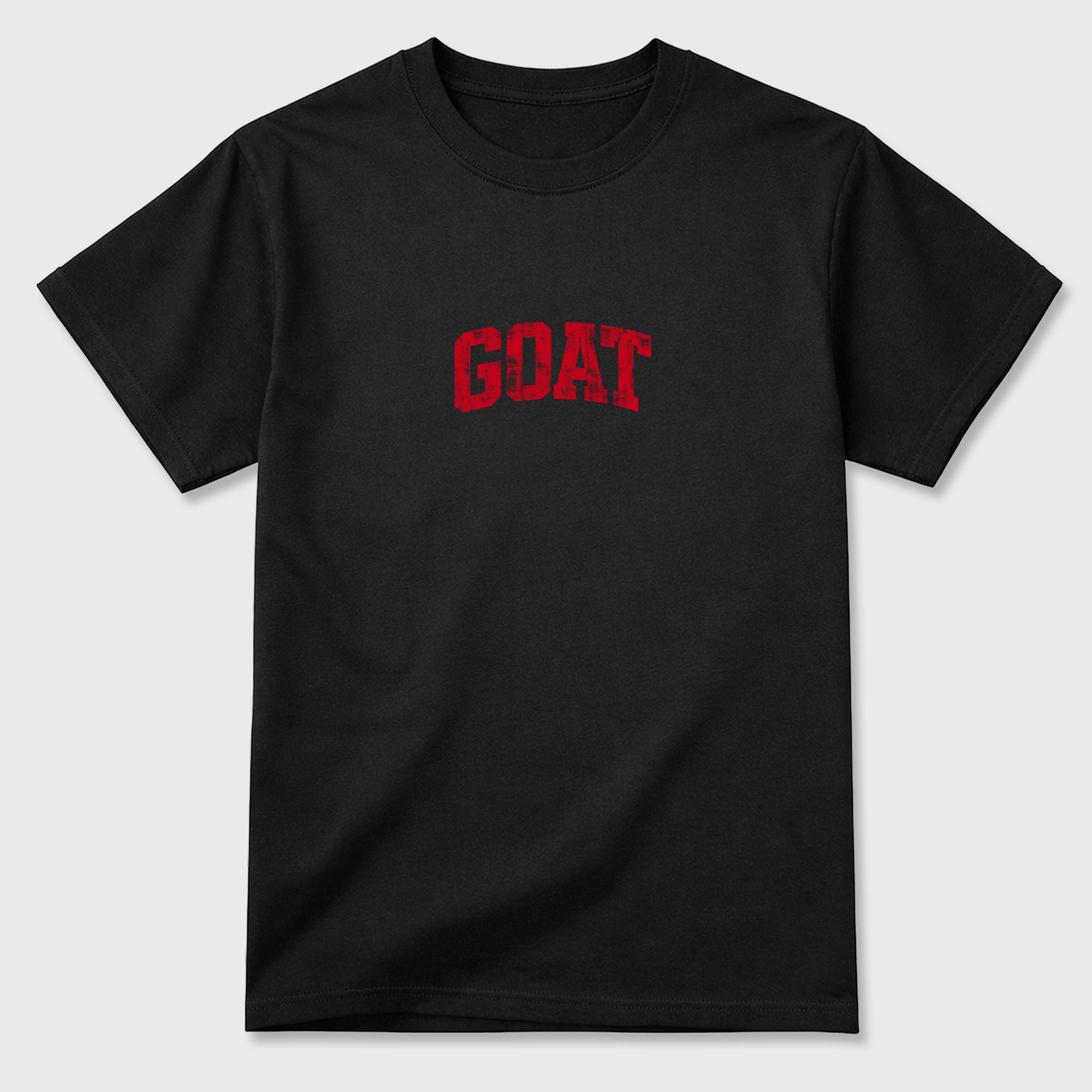 Sneaker match tees – Sneaker Tees To Match Air Jordan 13 University Red Shoes – Vintage Goat Tee Black 2
