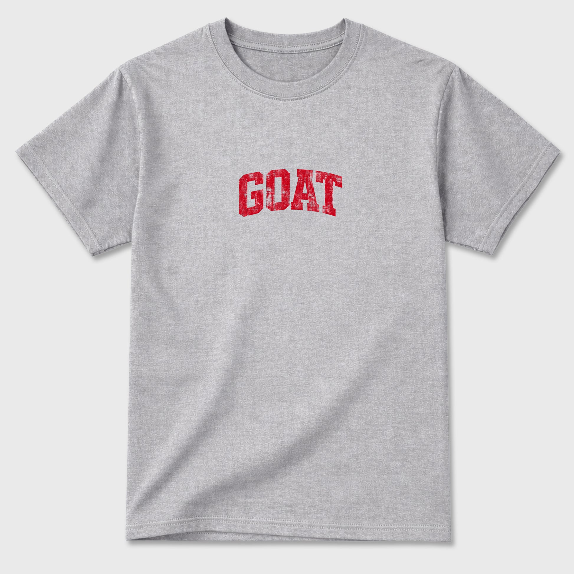 Sneaker match tees – Sneaker Tees To Match Air Jordan 13 University Red Shoes – Vintage Goat Tee Heather Grey 2