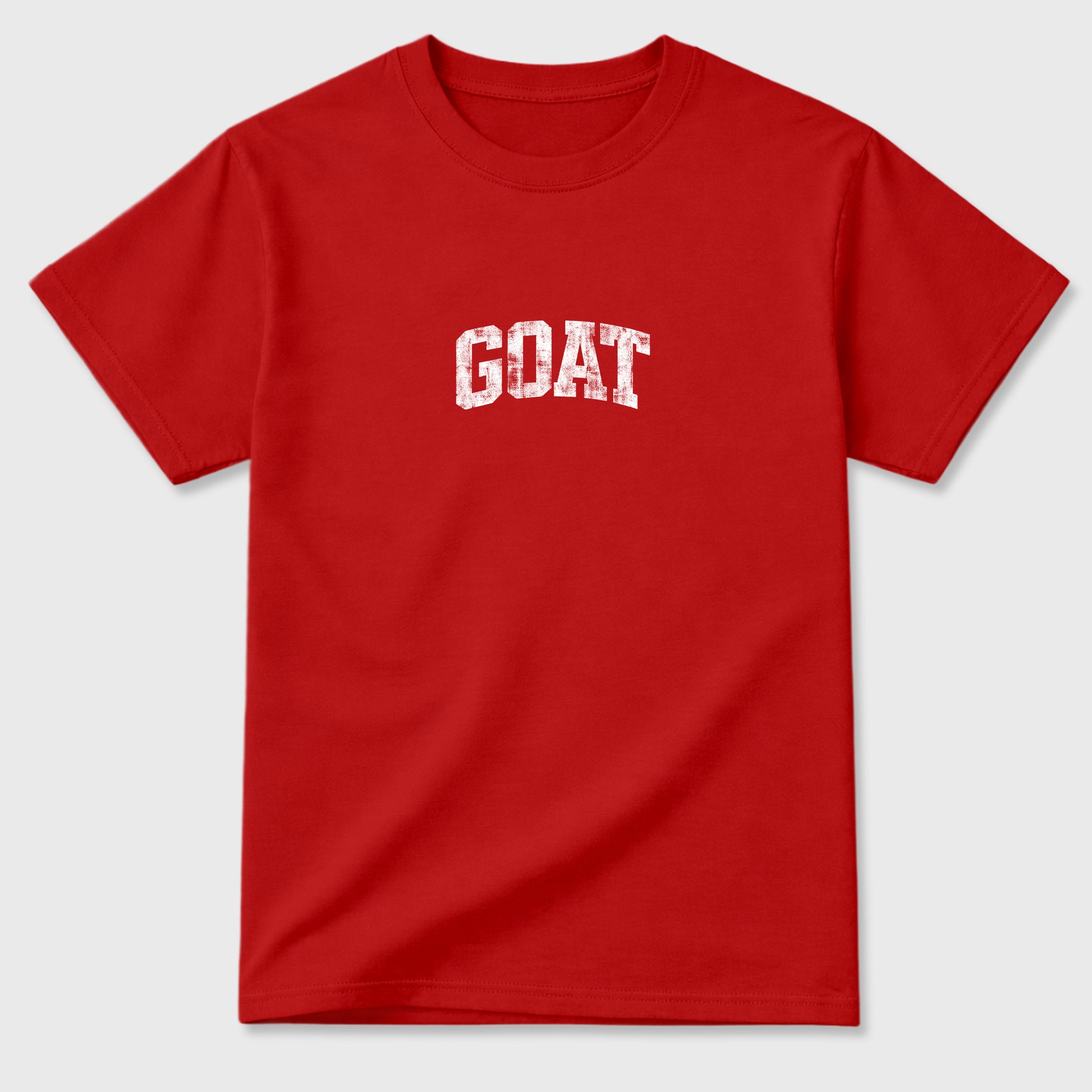 Sneaker match tees – Sneaker Tees To Match Air Jordan 13 University Red Shoes – Vintage Goat Tee Red 2