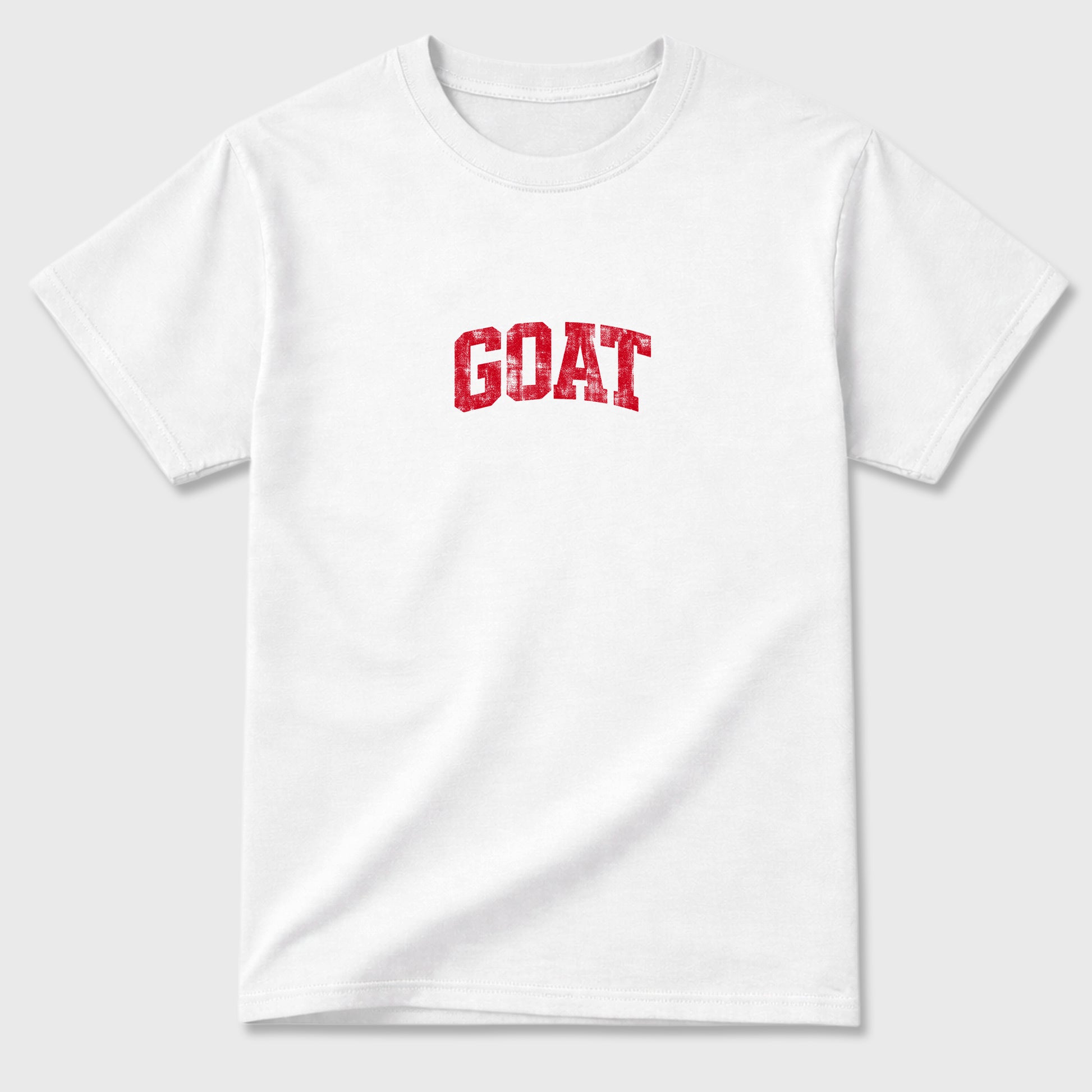 Sneaker match tees – Sneaker Tees To Match Air Jordan 13 University Red Shoes – Vintage Goat Tee White 2