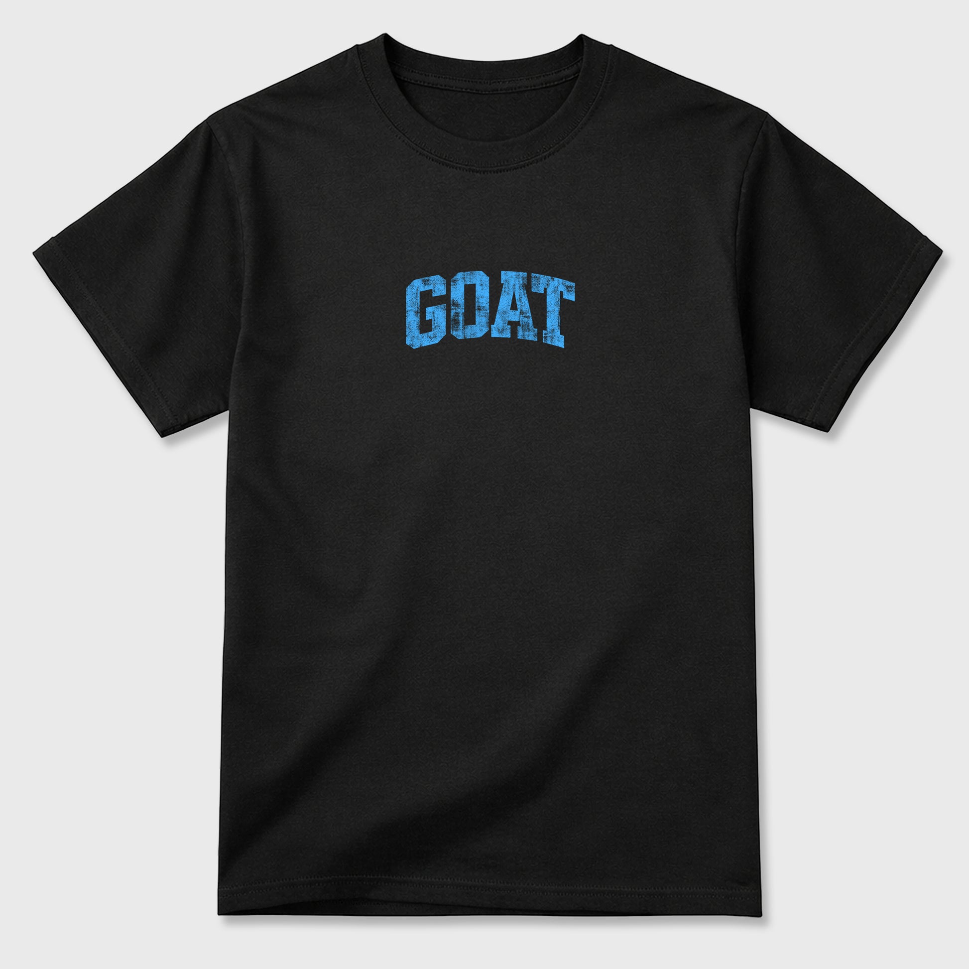 Sneaker match tees – Sneaker Tees To Match Air Jordan 14 University Blue Shoes – Vintage Goat Tee Black 2