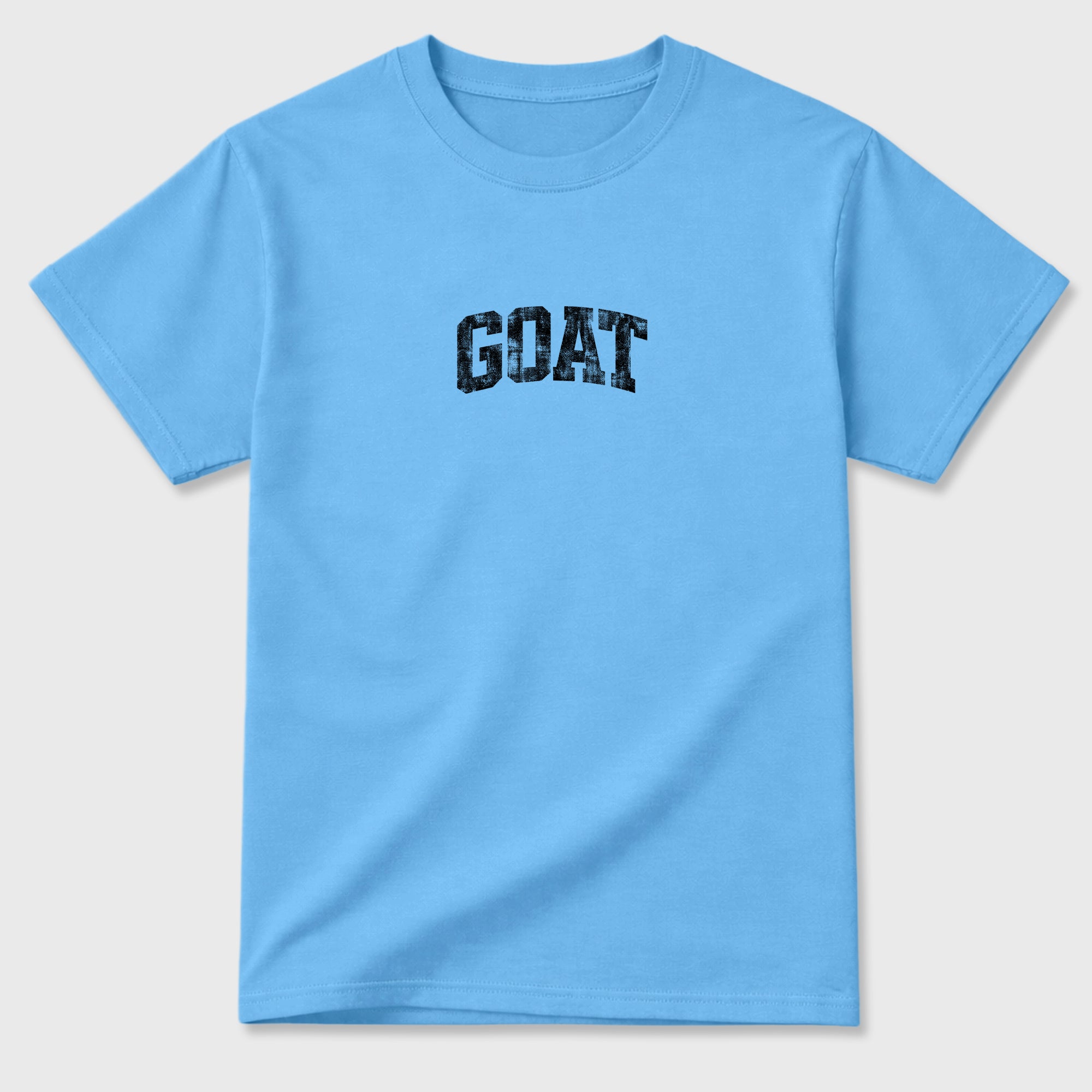 Sneaker match tees – Sneaker Tees To Match Air Jordan 14 University Blue Shoes – Vintage Goat Tee Carolina Blue 2