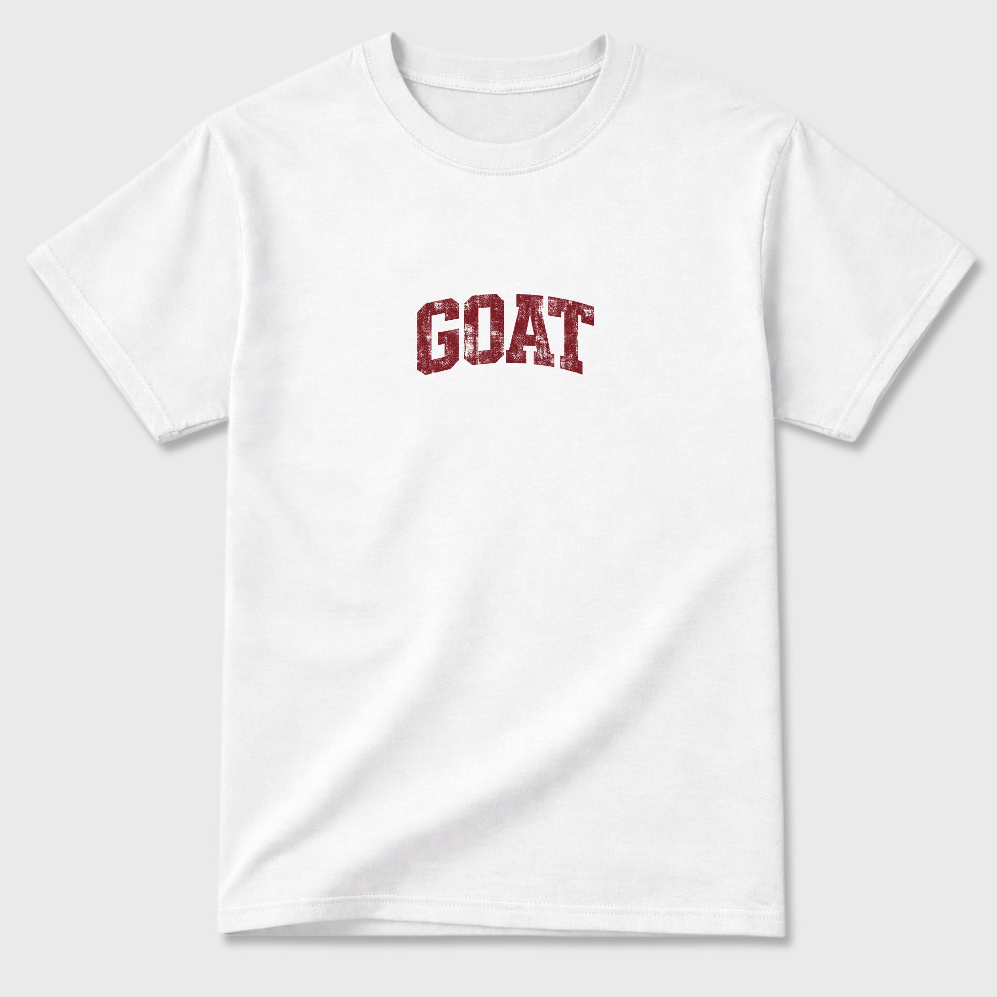 Vintage Goat Graphic T-Shirt sneaker match tee designed for the Air Jordan 3 Bin 23, featuring coordinated color options for a perfect streetwear match. White 2 shirt.