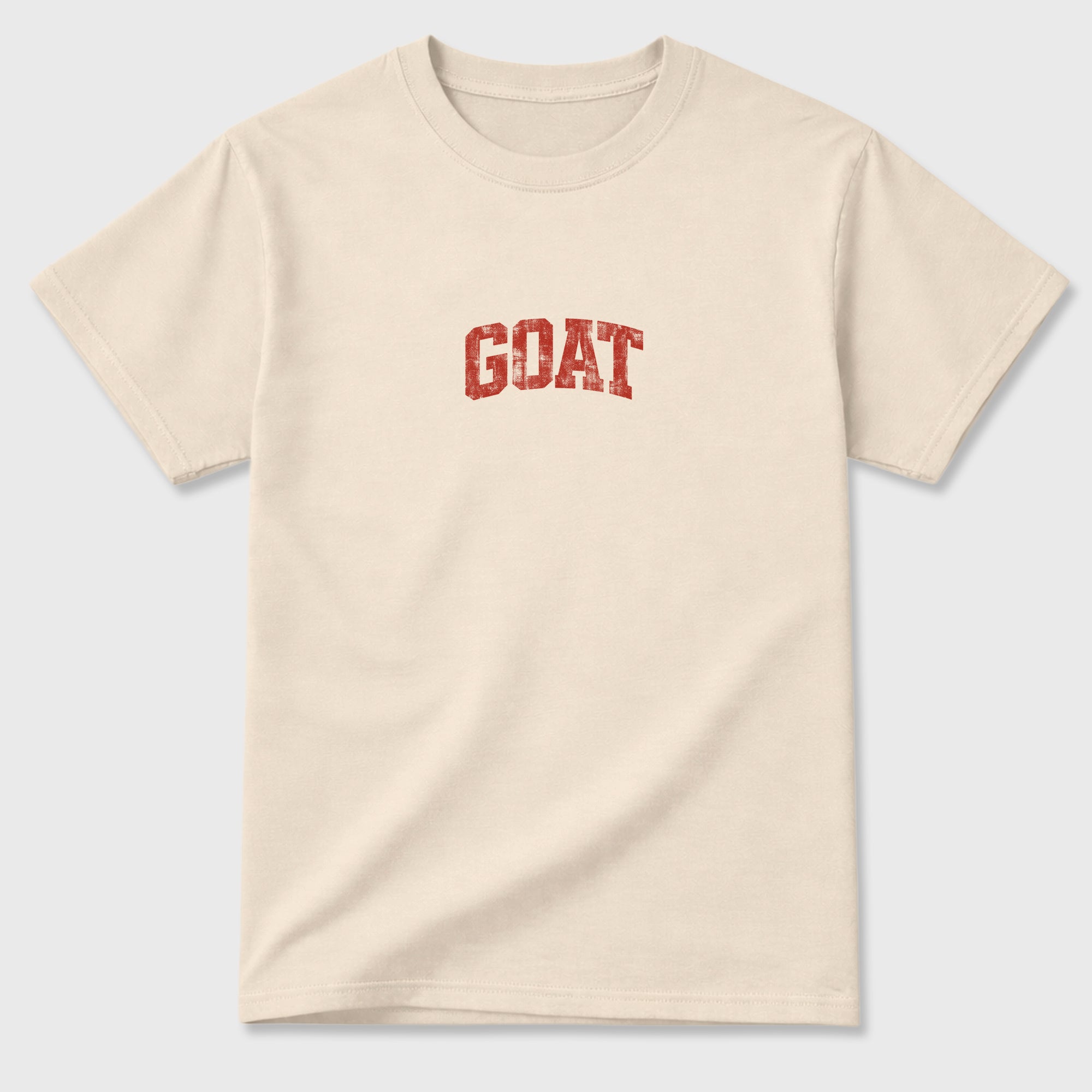 Sneaker match tees – Sneaker Tees To Match Air Jordan 4 Brick After Brick Shoes – Vintage Goat Tee Natural 2
