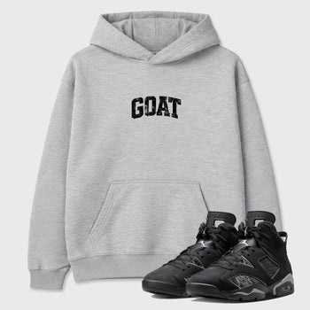 Sneaker match tees – Sneaker Tees To Match Air Jordan 6 Cap and Gown Shoes – Vintage Goat Tee Heather Grey 1