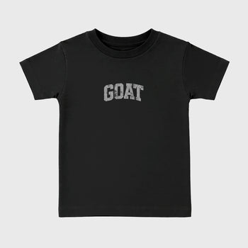 Sneaker match tees – Sneaker Tees To Match Air Jordan 6 Cap and Gown Shoes – Vintage Goat Kids T-Shirt Black 2
