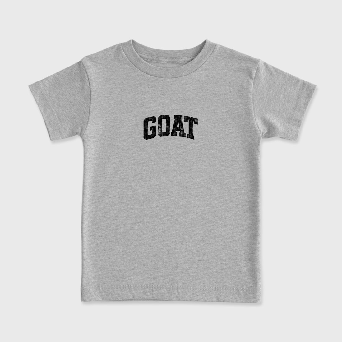 Sneaker match tees – Sneaker Tees To Match Air Jordan 6 Cap and Gown Shoes – Vintage Goat Kids T-Shirt Heather Grey 2
