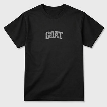 Sneaker match tees – Sneaker Tees To Match Air Jordan 6 Cap and Gown Shoes – Vintage Goat Tee Black 2
