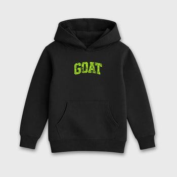 Sneakerfit graphic tee destination – Sneaker Tees To Match Air Max 90 Neon Yellow Sneakers – Vintage Goat Kids T-Shirt Black 2