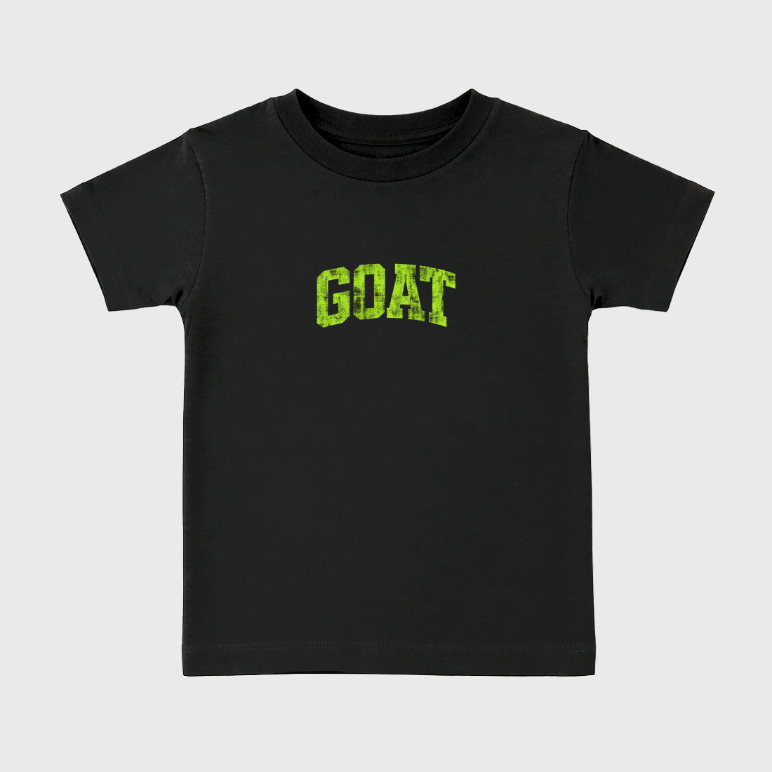 Sneakerfit graphic tee destination – Sneaker Tees To Match Air Max 90 Neon Yellow Sneakers – Vintage Goat Kids T-Shirt Black 2