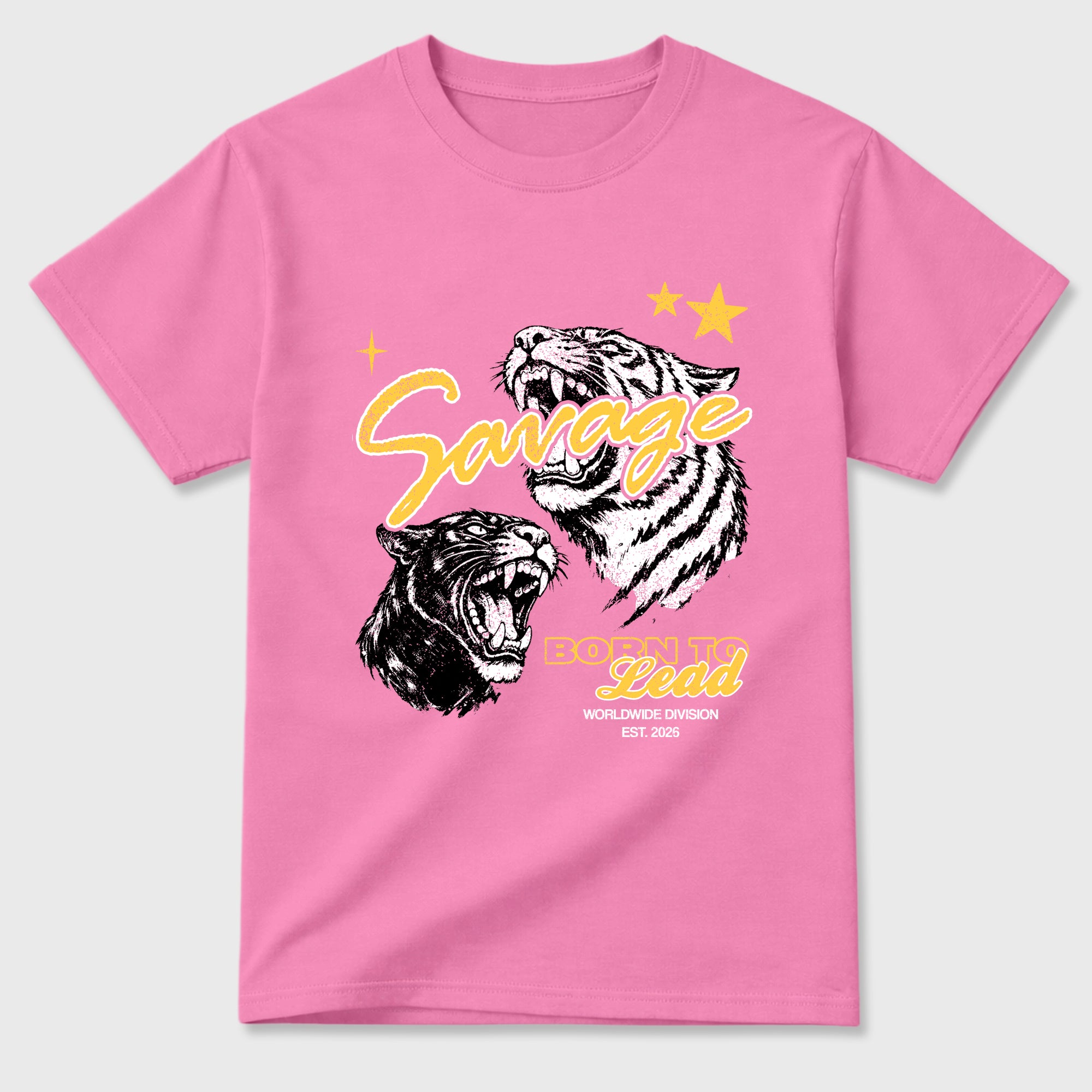 Vintage Savage Graphic T-Shirt featuring original streetwear artwork designed to match the Air Jordan 4 Comic. Bubble Gum 2 Graphic T-Shirt.