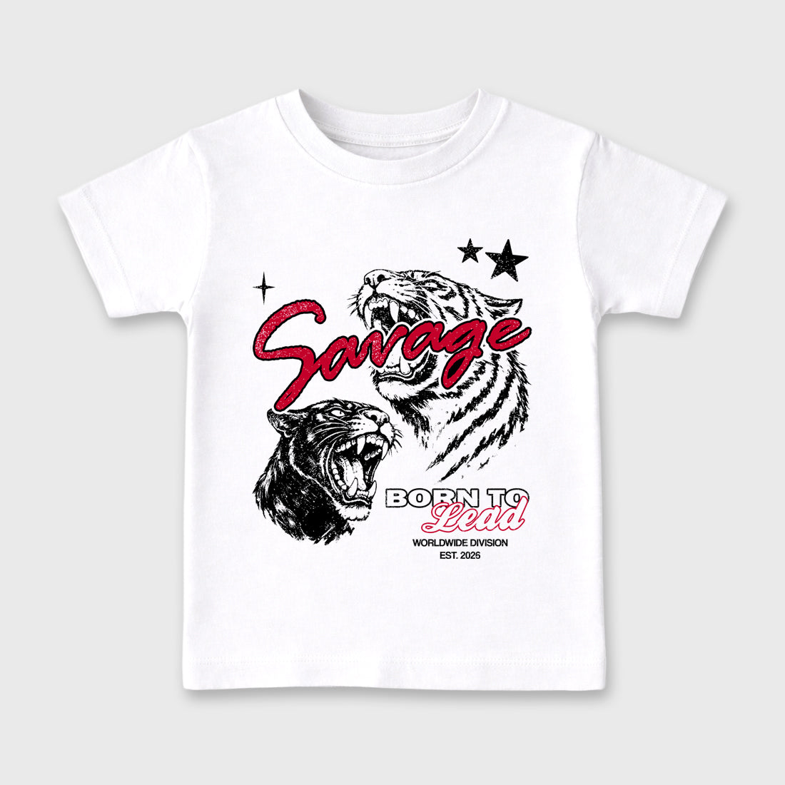 Sneaker match tees – Sneaker Tees To Match Air Jordan 4 Toro Bravo Shoes – Vintage Savage Kids T-Shirt White 2
