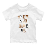 Foams One Metallic Copper shirts to match jordans Vintage They Not Like Us sneaker match tees Air Foamposite One Metallic Copper match shoes to clothes SNRT Sneaker Tees Youth Baby White 2 tee