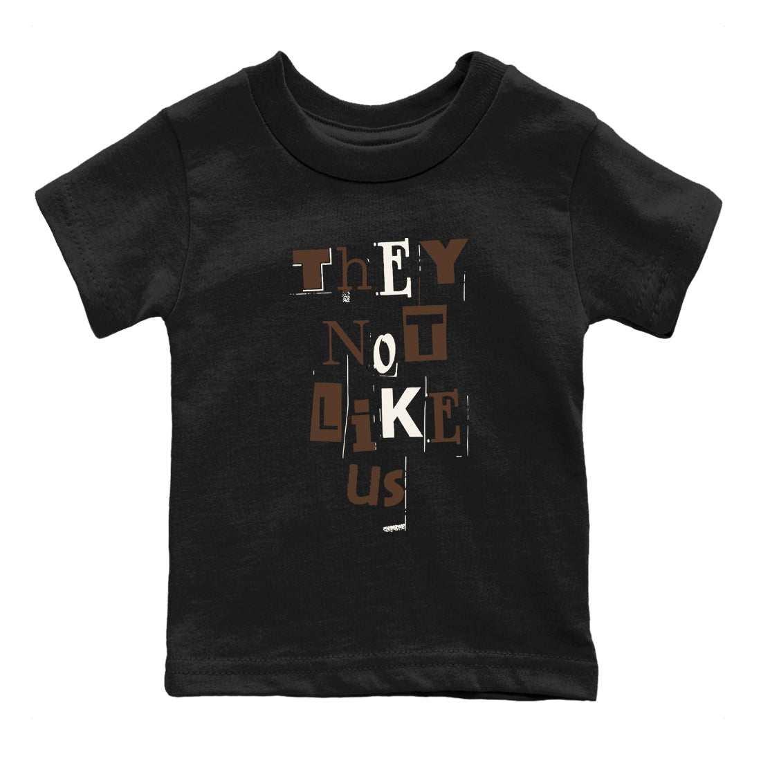 AJ12 Baroque Brown shirts to match jordans Vintage They Not Like Us best t shirts to wear with jordans SoleFly x Jordan 12 Baroque Brown match shoes to clothes SNRT Sneaker Tees Youth Baby Black 2 tee