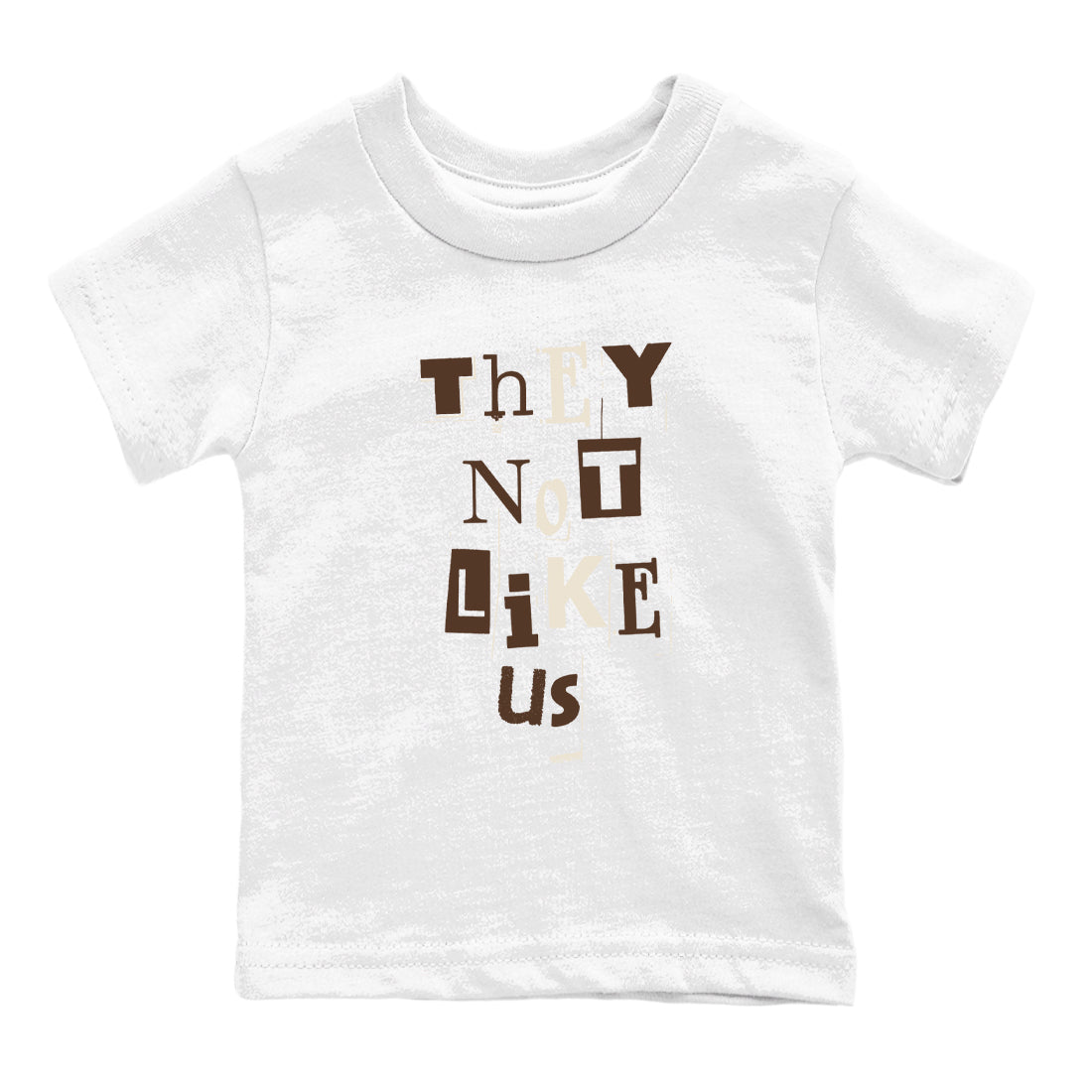 AJ12 Baroque Brown shirts to match jordans Vintage They Not Like Us best t shirts to wear with jordans SoleFly x Jordan 12 Baroque Brown match shoes to clothes SNRT Sneaker Tees Youth Baby White 2 tee
