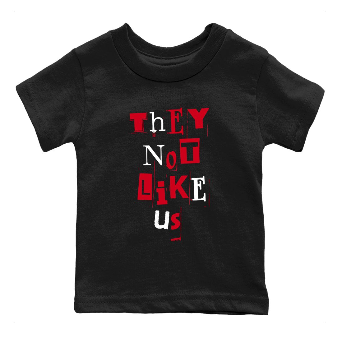 12s Flu Game shirts to match jordans Vintage They Not Like Us best t shirts to wear with jordans AJ12 Retro Flu Game match shoes to clothes SNRT Sneaker Tees Youth Baby Black 2 tee
