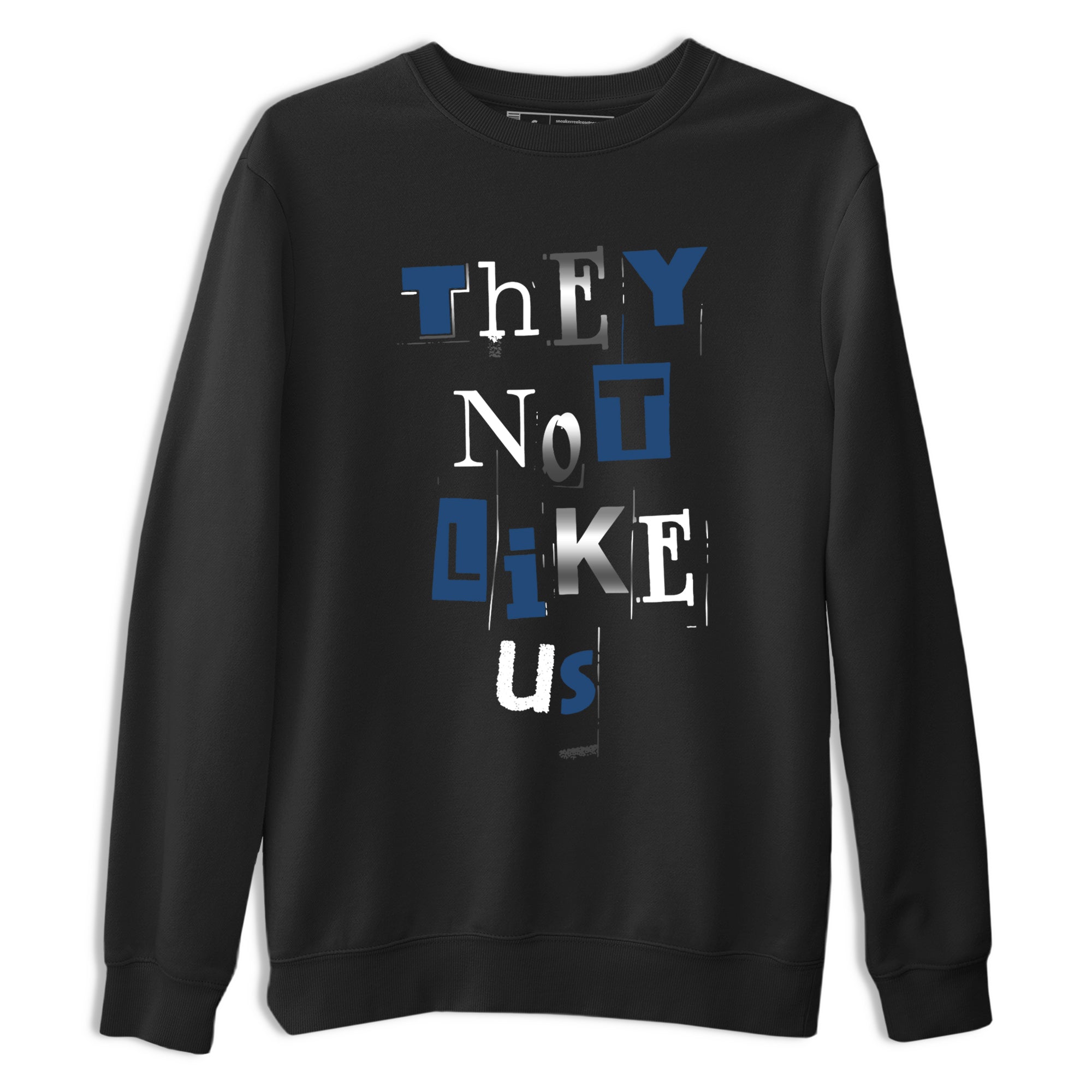 12s French Blue Sneaker match tees – Sneaker Tees To Match Jordan 12 French Blue Shoes – Vintage They Not Like Us Tee Black 2