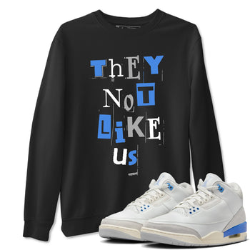 Air Jordan 3 Lucky Shorts shirts to match jordans Vintage They Not Like Us sneaker match tees Air Jordan 3 Retro Lucky Shorts match shoes to clothes SNRT Sneaker Tees unisex cotton Black 1 shirts