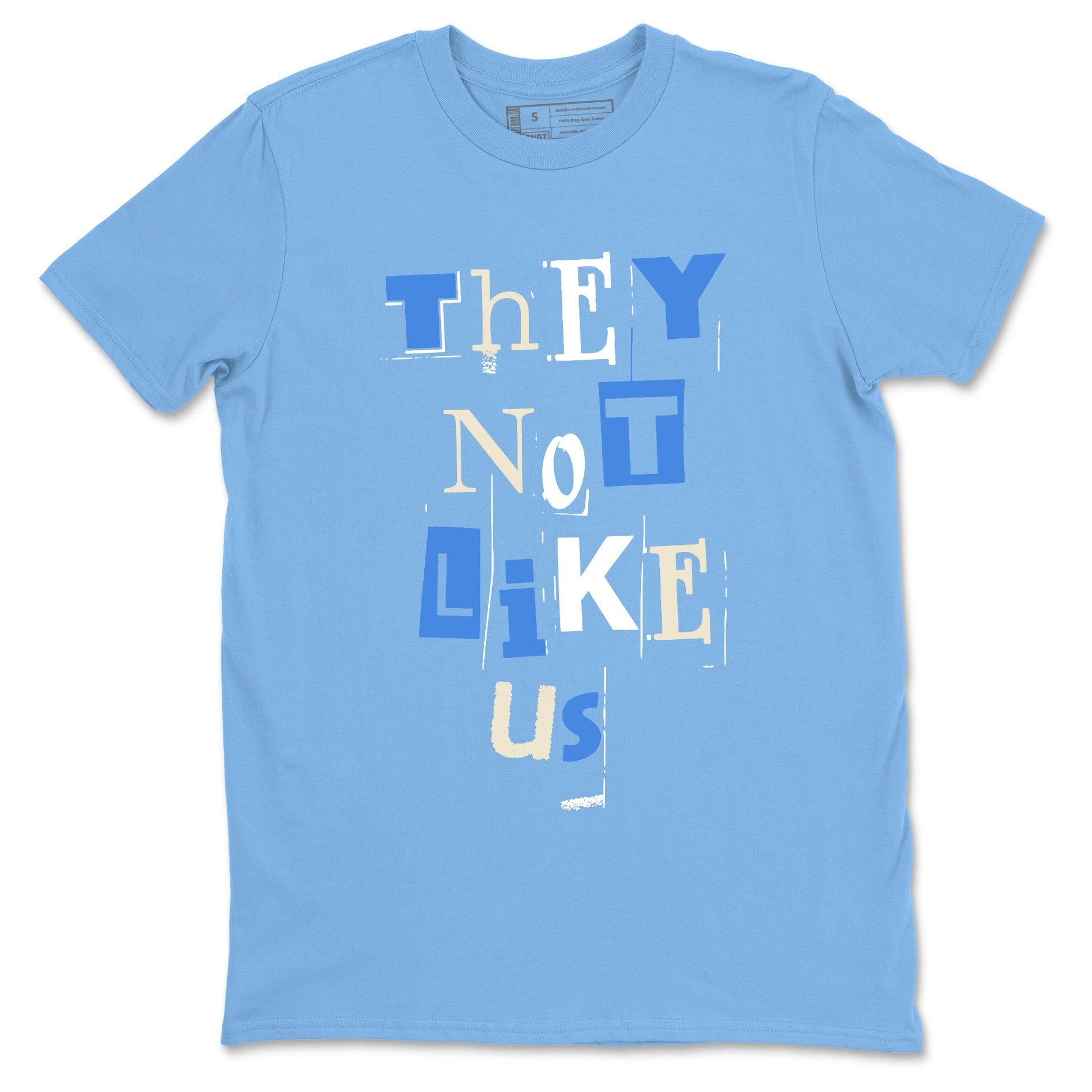Air Jordan 3 Lucky Shorts shirts to match jordans Vintage They Not Like Us sneaker match tees Air Jordan 3 Retro Lucky Shorts match shoes to clothes SNRT Sneaker Tees unisex cotton Carolina Blue 2 shirts