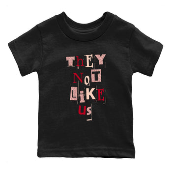 3s Valentines Day shirts to match jordans Vintage They Not Like Us best t shirts to wear with jordans Air Jordan 3 Valentines Day match shoes to clothes SNRT Sneaker Tees Youth Baby Black 2 tee