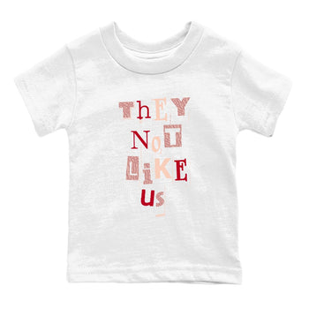 3s Valentines Day shirts to match jordans Vintage They Not Like Us best t shirts to wear with jordans Air Jordan 3 Valentines Day match shoes to clothes SNRT Sneaker Tees Youth Baby White 2 tee