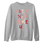 3s Valentines Day shirts to match jordans Vintage They Not Like Us best t shirts to wear with jordans Air Jordan 3 Valentines Day match shoes to clothes SNRT Sneaker Tees unisex cotton Heather Grey 2 shirts