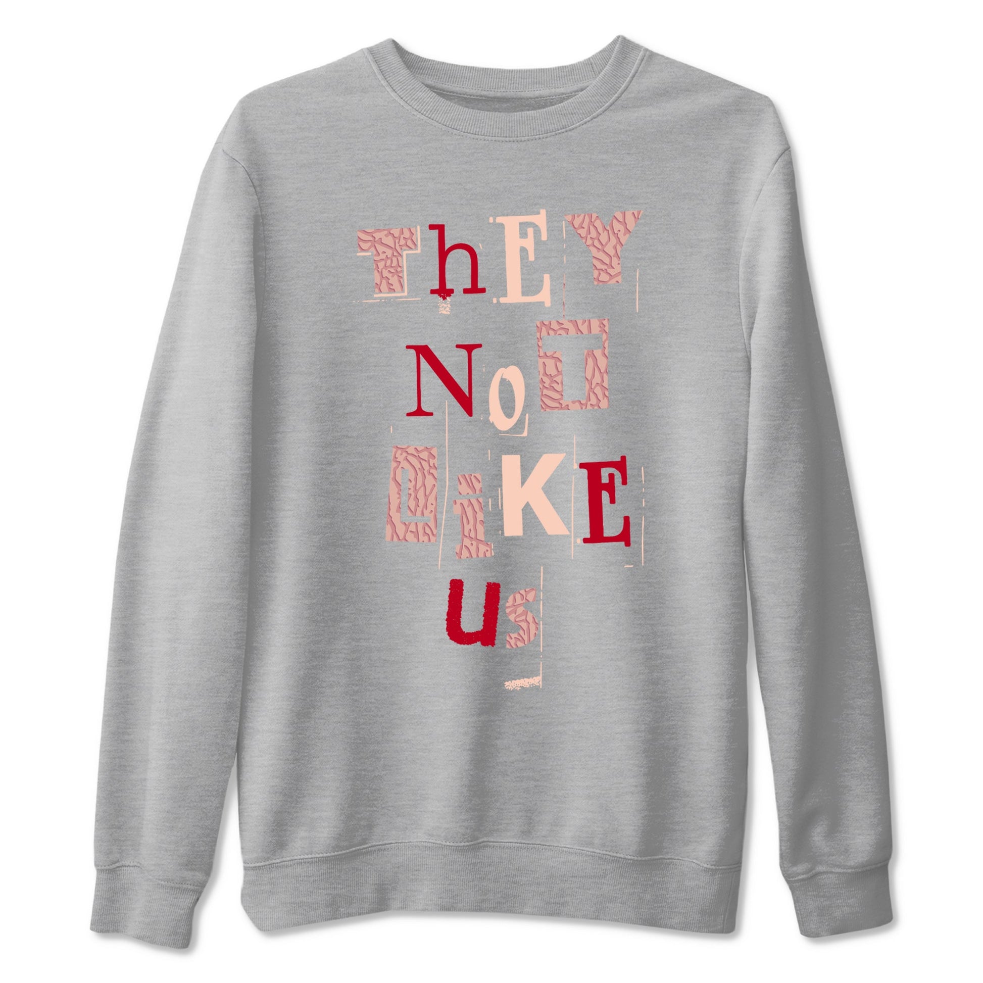 3s Valentines Day shirts to match jordans Vintage They Not Like Us best t shirts to wear with jordans Air Jordan 3 Valentines Day match shoes to clothes SNRT Sneaker Tees unisex cotton Heather Grey 2 shirts