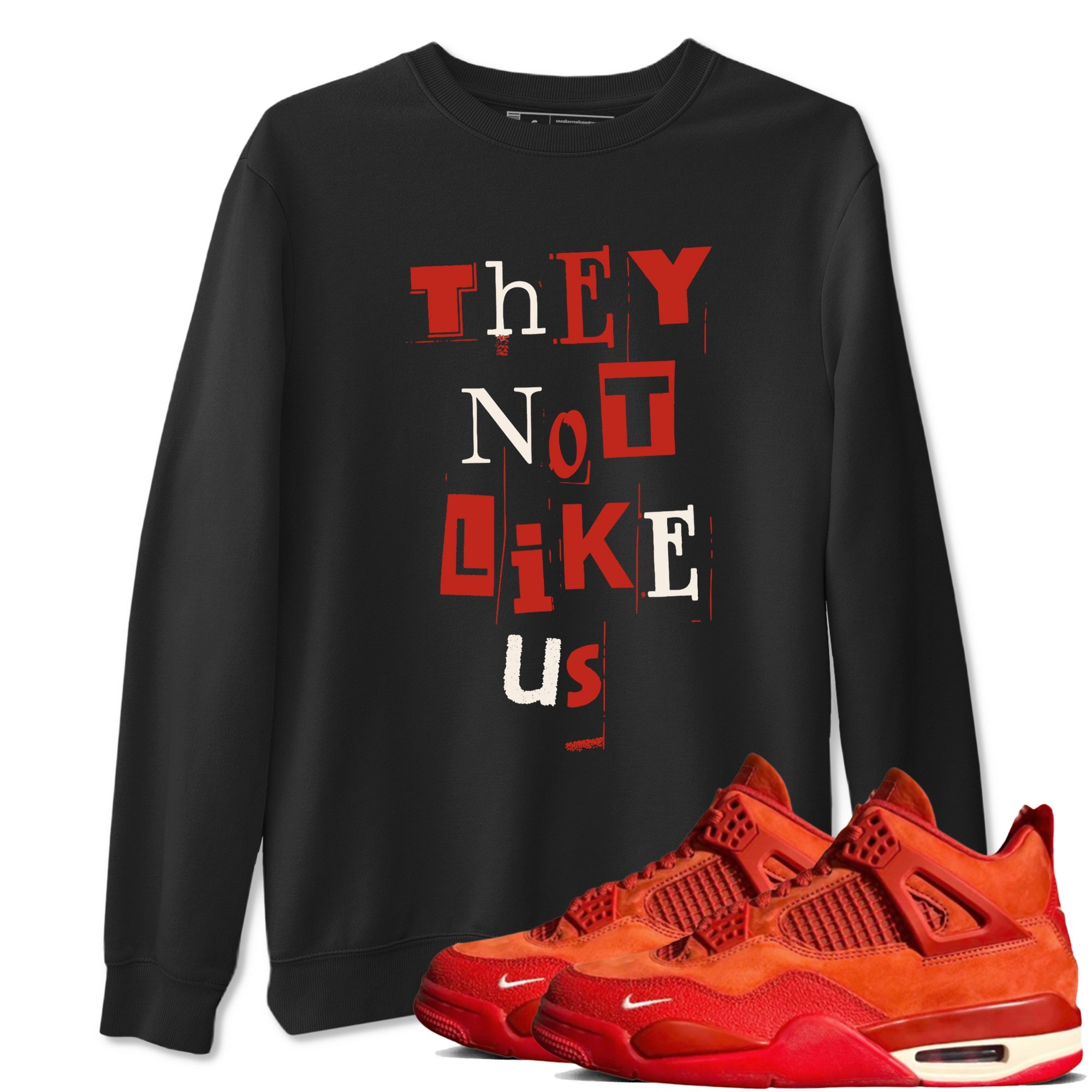 4s Brick By Brick best t shirts to wear with jordans Vintage They Not Like Us sneaker match tees Nigel Sylvester x Air Jordan 4 Brick by Brick match shoes to clothes SNRT Sneaker Tees unisex cotton Black 1 shirts
