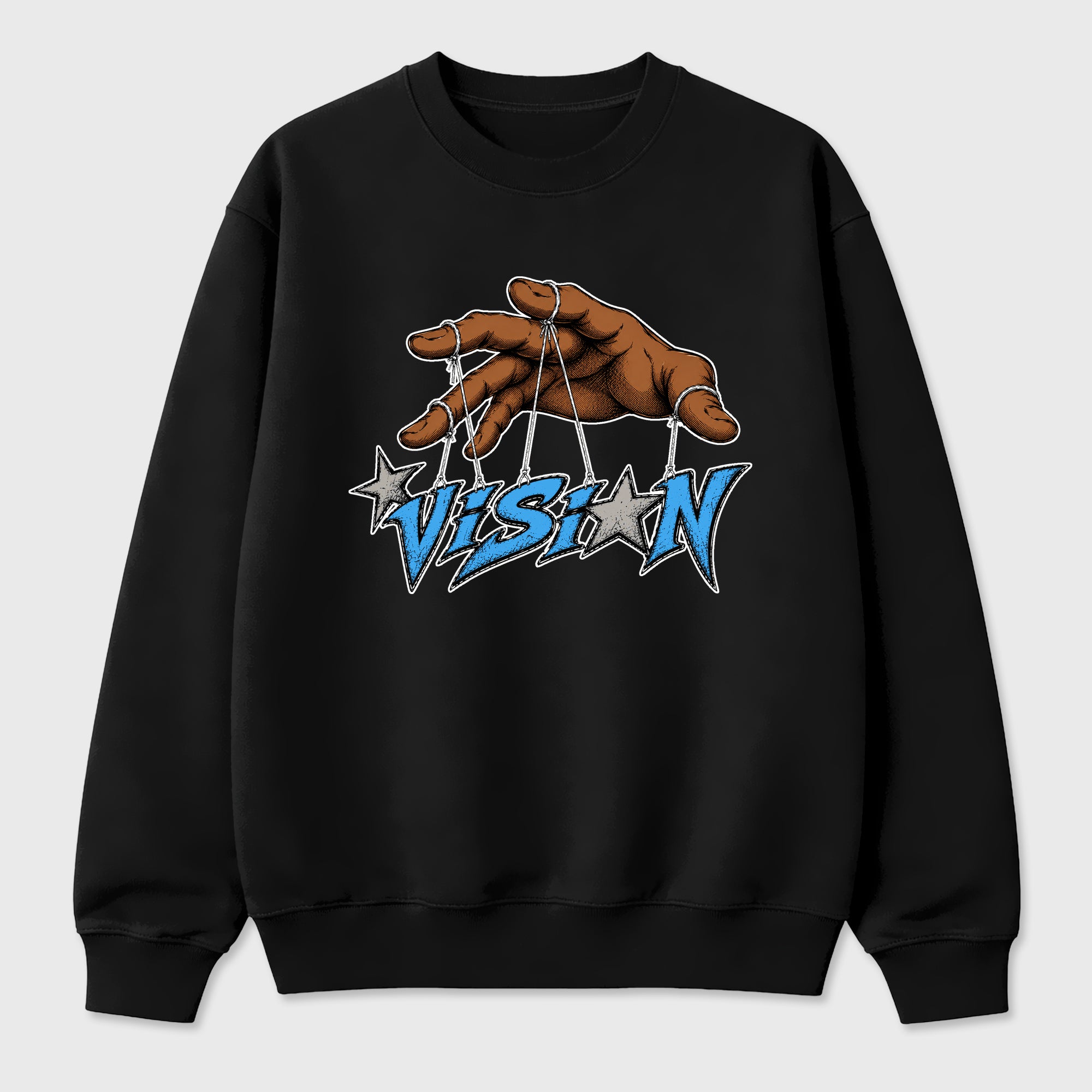 Vision Graphic T-Shirt sneaker match tee designed for the Air Jordan 5 Black Carolina, featuring coordinated color options for a perfect streetwear match. Black 2 shirt.