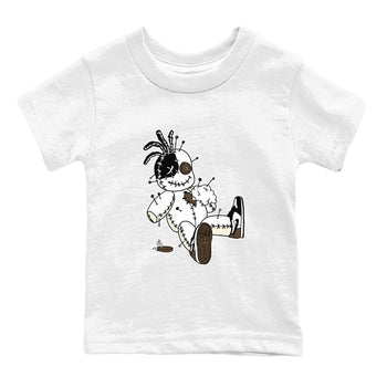 AJ1 Mocha shirts to match jordans Voodoo Doll unique Halloween sneaker tee Air Jordan 1 Mocha SNRT Sneaker Tees streetwear brand Baby and Youth White 2 cotton tee
