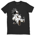 AJ1 Mocha shirts to match jordans Voodoo Doll unique Halloween sneaker tee Air Jordan 1 Mocha SNRT Sneaker Tees streetwear brand Black 2 unisex cotton tee