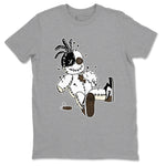 AJ1 Mocha shirts to match jordans Voodoo Doll unique Halloween sneaker tee Air Jordan 1 Mocha SNRT Sneaker Tees streetwear brand Heather Grey 2 unisex cotton tee