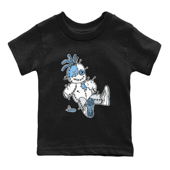 11s Legend Blue shirts to match jordans Voodoo Doll best t shirts to wear with jordans AJ11 Retro Legend Blue match shoes to clothes SNRT Sneaker Tees Youth Baby Black 2 tee