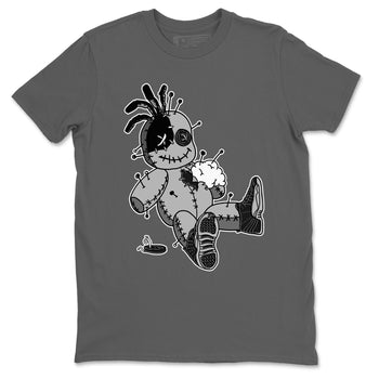 12s Black Wolf Grey shirts to match jordans Voodoo Doll unique Halloween sneaker tee 12s Baron SNRT Sneaker Release Tees unisex cotton Cool Grey 2 crew neck shirts