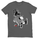 AJ4 Fear t shirts to match sneakers Voodoo Doll sneaker match tees Air Jordan 4 Fear tee SNRT Sneaker Tees unisex cotton Cool Grey 2 shirts